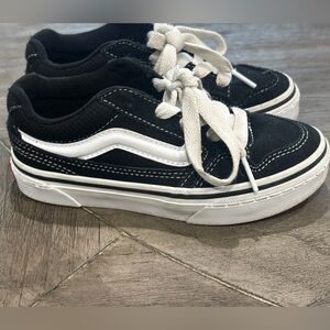 Vans Black and White Sneakers toddler size 12